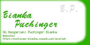 bianka puchinger business card